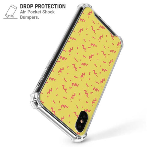 Yellow Spring iPhone XS Max Clear Case